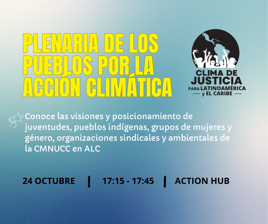 Plenaria de los Pueblos por la Justicia Climática