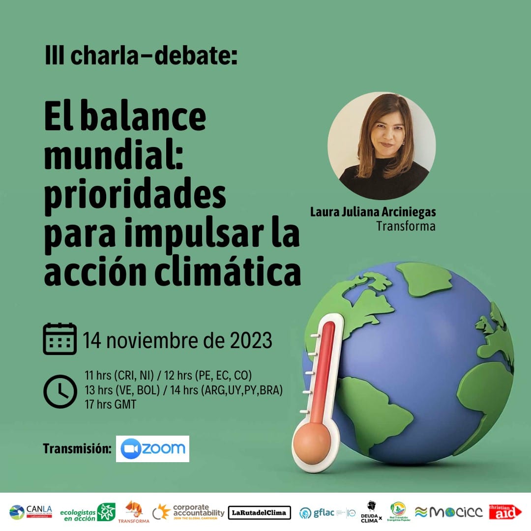 III Charla debate El Balance Mundial: prioridades para impulsar la acción climática