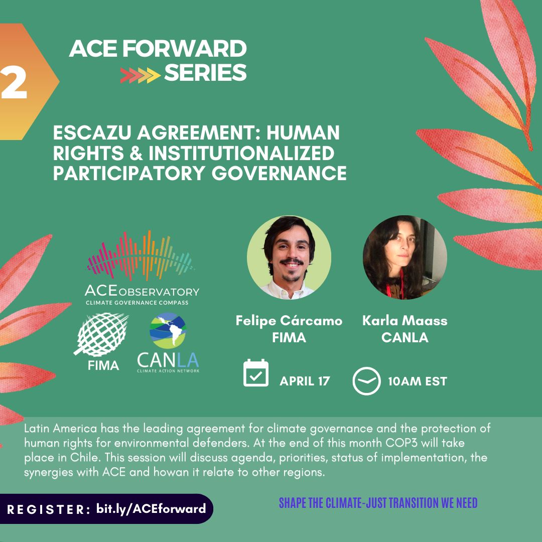 Escazu Agraeement: Human Rigths & Institutionalized Participatory Governance